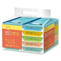 코디 여행용 티슈, 70매, 20입