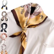 반다나스카프 여름 실크 방도 등산