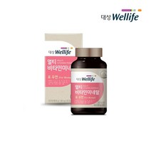 [대상웰라이프] 여성건강을 위한 멀티비타민미네랄 For Woman (1000mgx60정), 1박스