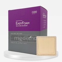 이지폼 실리콘보더 1pcs 창상피복제 습윤밴드 메디폼 상처드레싱 욕창, 시지바이오 22.5x22.5cm 1pcs, 1개