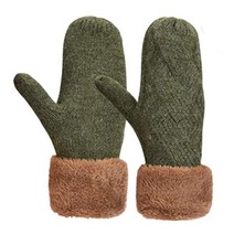 또사자 남녀공용 따뜻한 캐주얼 니트 장갑 시리즈