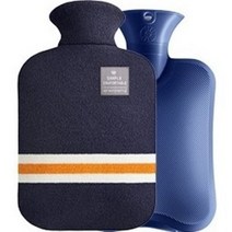 쟁구네 보온 보냉 물주머니 온수 찜질팩 핫팩 1리터 2리터, 2000ml, 네이비, 1개