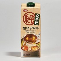 하림 순수한 맑은닭육수 1000ml 4팩, 단일옵션