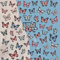 [고네일]3D 엠보 나비 네일스티커 셀프 가을네일 tensor/TS-254 255 401, #호랑나비 TS-401