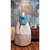 [단아랑 한복대여]진초록 귀부인한복