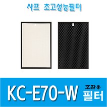 샤프 공기청정기필터 KC-E70-W 국내산 호환용필터 *옵션확인, 1년세트(헤파1+탈취1)