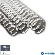 38mm 제본용 3대1 투명 PET 코일링 1KG 엄마표놀이 팝아트 그림그리기