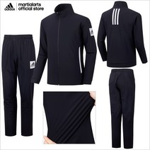 아디다스 마샬아츠 고스판 에어쿨링 TR120BK 블랙 (남여공용) 트레이닝복 세트