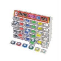 종이 마스킹 커버링 라인 테이프 스티커 3mm 검정