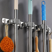 밀 걸이 행거 청소 대 빗자루 슬라이딩, 다용도밀대걸이 3구