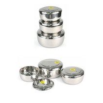 스텐 함바집 배달 곱배기 대용량 뚜껑있는 밥그릇 4호 밥공기 장국 그릇