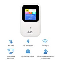 와이파이에그 휴대용와이파이 lte 라우터 데이터에그 5G 4G 무선 2.4GHz LTE 와이파이 어댑터 SIM 카드 슬롯 휴대용 모뎀 10 장치용 3 채널