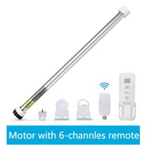 스마트블라인드 zemismart tuya wifi 롤러 그늘 모터 17mm 전동블라인드, 리모컨 6으로, 협력사, 25mm 튜브용