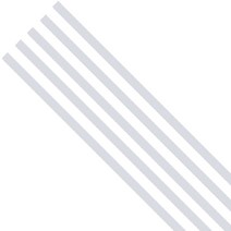 [크리앤조이] 백색포맥스 20x600 (5개) 두께선택 - 플라스틱막대, 3T 5개