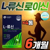 L-류신 로이신 운동 보충제 헬스 보조제 단백질 4통 WPH WPC 유청 단백 농축 분말 가루 근육 체력 영양제 강화제 노인 프로틴 어르신 프로테인 시니어 식사 담백질 해썹 인증