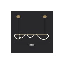 포스트 모던 레스토랑 노트 롱 호스 램프 크리에이티브 바 카페 숍 아트 프론트 데스크 디자이너 샹들리에, 120CM, 4000k