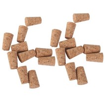 업소용 슬라이서 육절기 테이퍼 코르크 마개 DIY 공예 예술 모델 빌딩 22X17X35Mm 20 개, 01 브라운