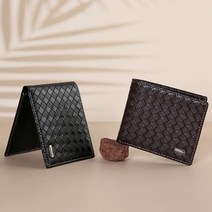 격자패턴모던슬림반지갑 중년남성지갑 할아버지선물