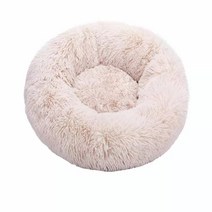 고양이 숨숨집 키튼박스 보온집 텐트 라운드 고양이 침대 슈퍼 소프트 롱 플러시 96, 20cm, 하얀색