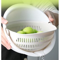 회전형 채반 물빠짐 세척볼 주방 조리도구 바구니