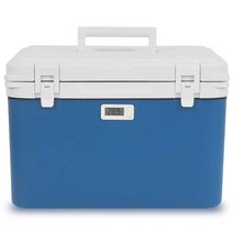 온도계 아이스박스 의료용 보냉 쿨러 병원 상자 약품, 25L 온도계 얼음주머니, 25L, 단일사이즈