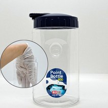 다인네 [다인네]투명 찜질방 물병 800ml DY-1138 업소용 물통 식당 냉장고 친환경소재 포인트 페트, 1개