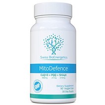 mitodefence - 300mg coq10 + 21mg pqq + 210mg shilajit 일일 복용량 - 흡수가 향상된 올인원 미토콘드리아 지원 - 미국에서 제조 및 테스트