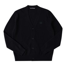 아크네스튜디오 C60038 BLACK 페이스 패치 공용 가디건