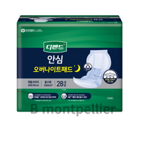 유한킴벌리 남녀공용 디펜드 안심 오버나이트 패드 성인용기저귀, XL(특대형), 28개입, 1개