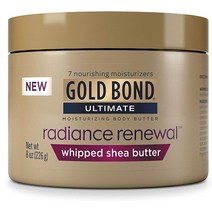 Gold Bond Radiance Renewal Whipped Shea Butter Body 골드 본드 시어버터 바디 버터 8oz (226g), 1개