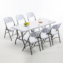 시팅포인트 브로몰딩 1800 일자형 간이 행사 테이블, 1800 일자형 테이블