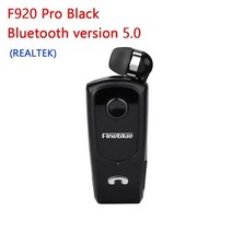 블루투스 이어폰 무선 이어셋 유무선 헤드셋 가성비 노이즈 캔슬링 등산 c타입 Fineblue F920 Pro 미니 개폐식 휴대용 통화 알림 진동 스포츠 실행 게이머 헤드폰, 협력사, F920 프로 블랙