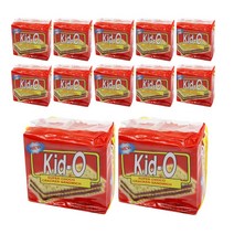 키드오 슈퍼초코 크래커 샌드위치, 120g, 12개입