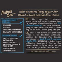 Nature Box 바디 워시 - 수화 피부용 100% 콜드 프레스 코코넛 오일 13온스