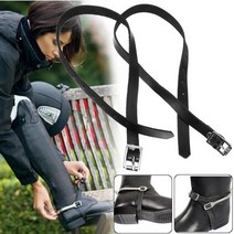 승마부츠여성남성장화가죽스웨이드승마장비프로텍터용품웨스턴 가죽 스퍼 스트랩 카우보이 말 버클 남성용, 한개옵션0