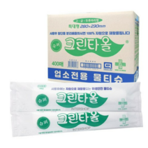 슈퍼크린타올 물티슈 낱개포장형, 400개입, 4개