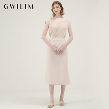 귈림 (귈림)22년신상 SET 민소매 절개 블라우스+스커트 셋업세트 (GAMBL02GSK01G_BE)