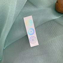 [당일출고] 홀로그램 띠스티커 전통문양 추석 한가위, 50매
