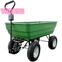 4륜 카트 농사용 손수레 운반차 사륜 네발 카트 리어카 수레 전동 동력 Esyuse 증정, 라지와이드에어휠400근