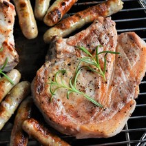 두께 수입산 냉동 통목살 2kg 칠레산 통바베큐 구이 에어프라이어 진공포장, 5.0cm