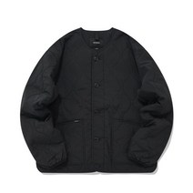 COVERNAT 숏 퀼팅 자켓 블랙 YE