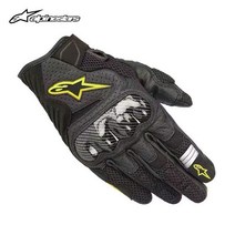 알파인스타 93 여름 숏 터치 장갑 바이크 글러브, L, 3번