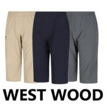 웨스트우드 22 여름 남자 남성 7부 카고 밴드 팬츠 여름용 기능성 등산 트레이닝 일상복 작업복 고무줄바지 WM2MSPB859