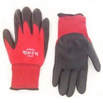 yug_2596 천하무적 니프릴폼 반코팅장갑 (L-대) 1켤레 코팅장갑 반코팅장갑 손바닥코팅장갑 PU코팅장갑 라텍스코팅장갑, 개구◇레드◇
