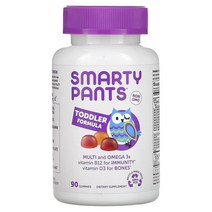 (아이허브) SMARTY PANTS 유아용 종합비티만 오메가3 컴플리트 90구미 빠른직구