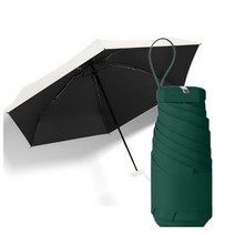준성 심플 UV 차단 양산 접이식 암막 우양산 튼튼한 3단 자동 우산