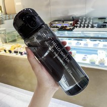 780ml 스포츠 물병 휴대용 병 마시는 차 머그잔 야외 캠핑 용품 컵 피트니스, [04] black bottle 780ml