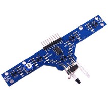 새로운 TCRT5000 적외선 반사 센서 IR 광전 스위치 배리어 라인 트랙 모듈 Arduino 다이오드 3 극관 보드 3.3v Arduino Diode Triode, 05 5-channel