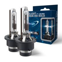 차량용 HID 헤드램프 D2R 8000K (1 Set), 2개입, 백색 빛