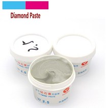 바렐기 폴리싱머신 바렐연마기 자석 연마기 광택기 세척 금속 다이아몬드 연마 그라인딩 페이스트 1 개 물 오일 이중 사용 60g 옥 에메랄드 거울 표면 마노 금형 스테인레스 스틸, [10] W1.5 - Grit 6000